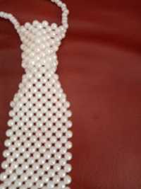 Cravata din perle, noua, accesoriu, elegant, office, gablont