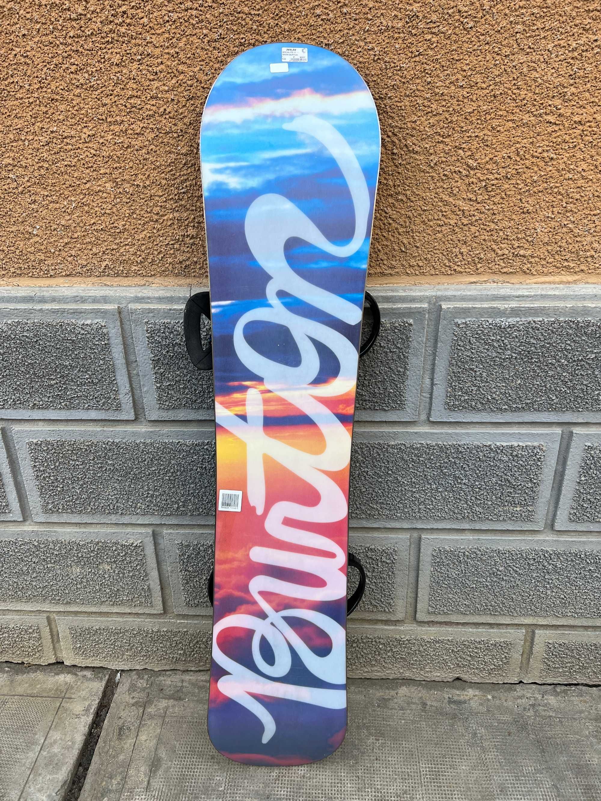 placa snowboard burton socialite L142