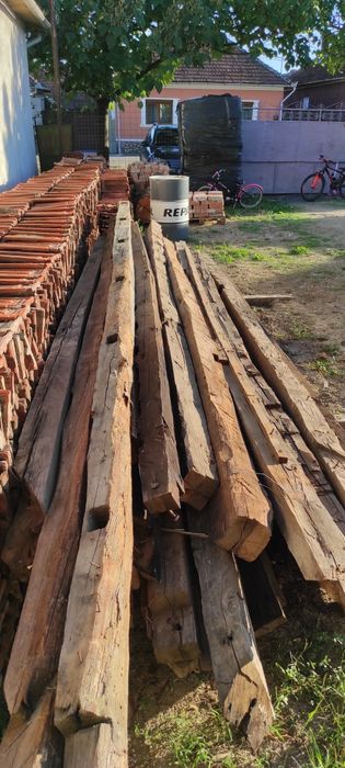 Grinzi stejar vechi/ lemn vechi stejar/lemn construcții