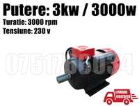 Motor Electric Monofazic 3 Kw 3000rotatii + Livrare GRATUITA !