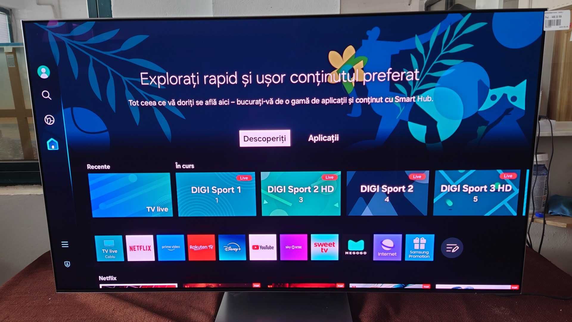 Televizor Samsung OLED 55S95B, 138 cm, Smart,4K Ultra HD,100Hz,Clasa G