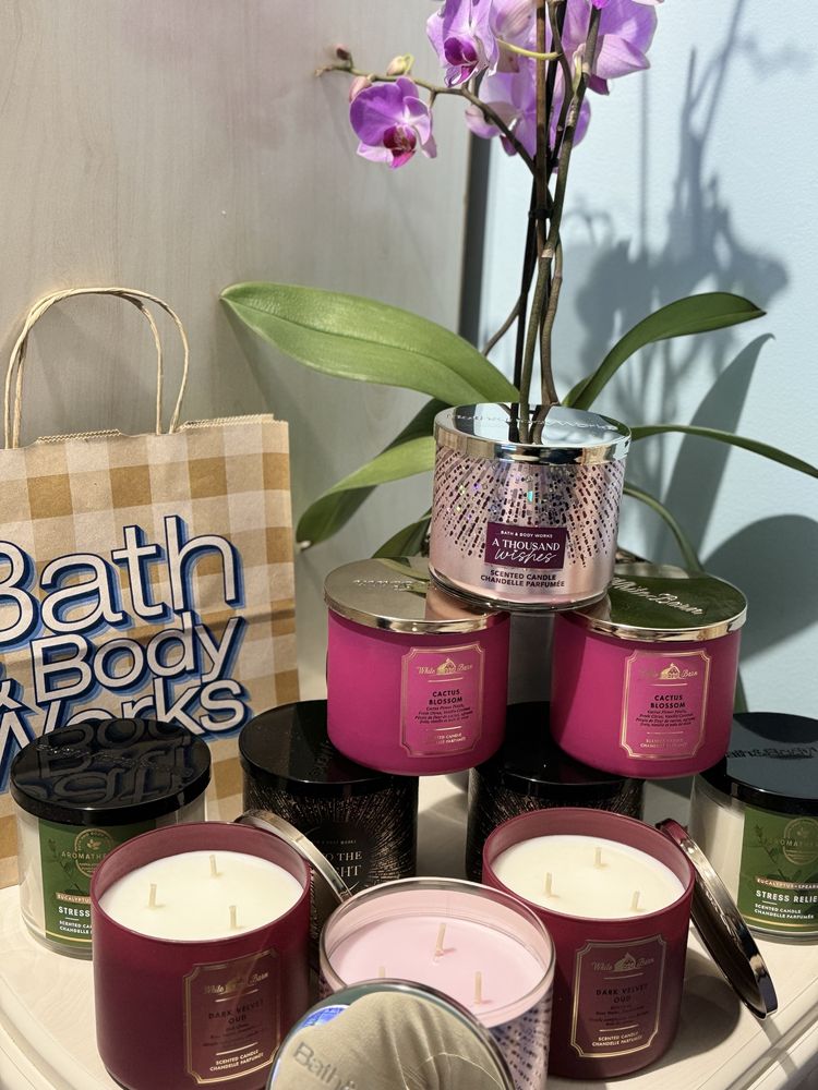 Арома свечи от Bath and body works