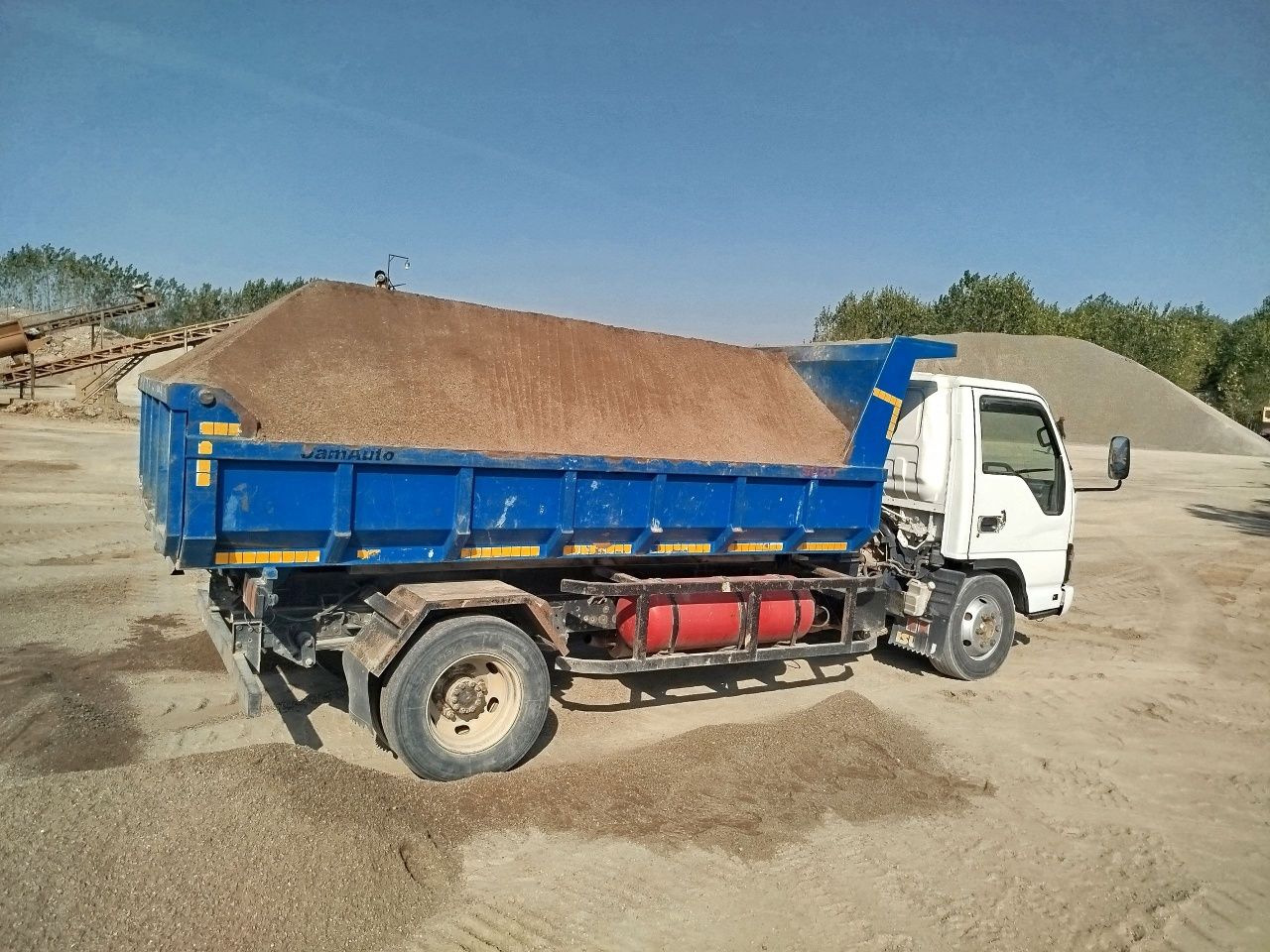 Клинец, щебень, песок(чиназ), Турпок, klines, sheben, qum, tosh Isuzu