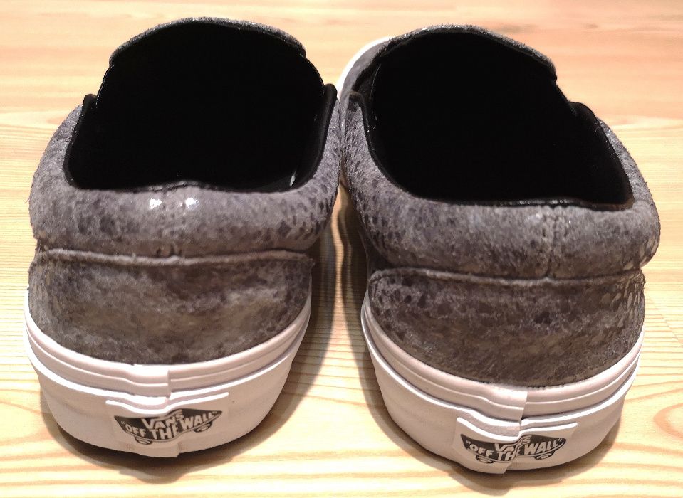 Sneakers Vans Classic Slip On Glitter Leather, 37 stare excelenta