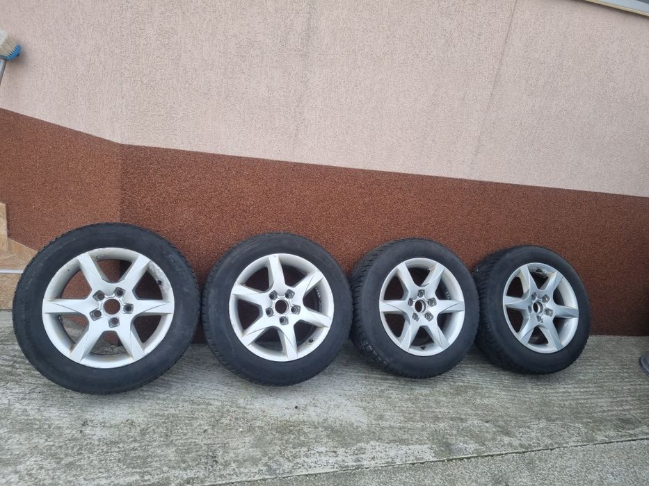 Jante Audi, Vw R16 5x112 cu anvelope iarna 205/60R16 foarte bune