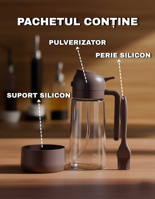 Pachet Oliviera 470 ml cu pulverizare si turnare