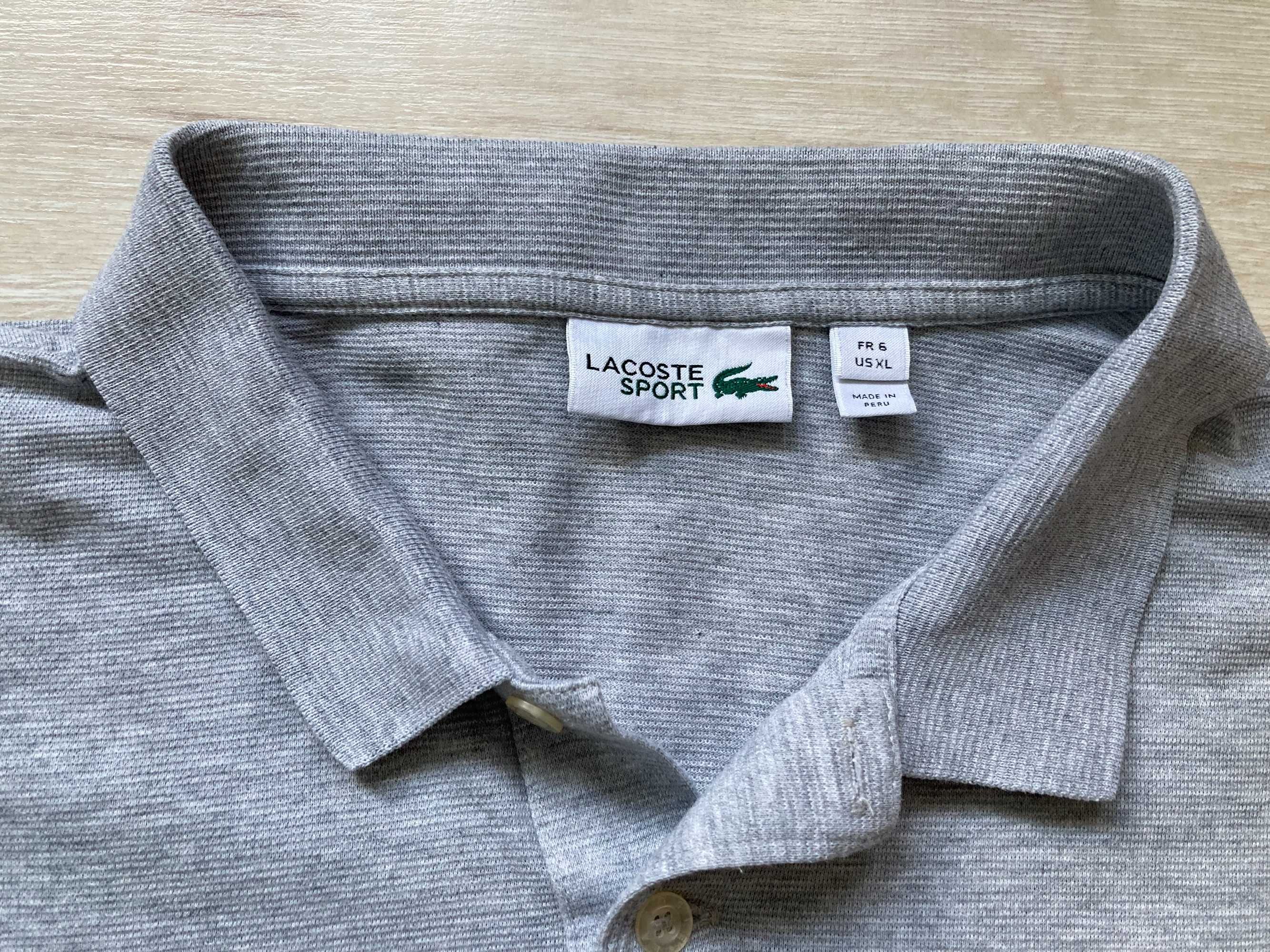 Lacoste SPORT polo t shirt поло тениска размер XL
