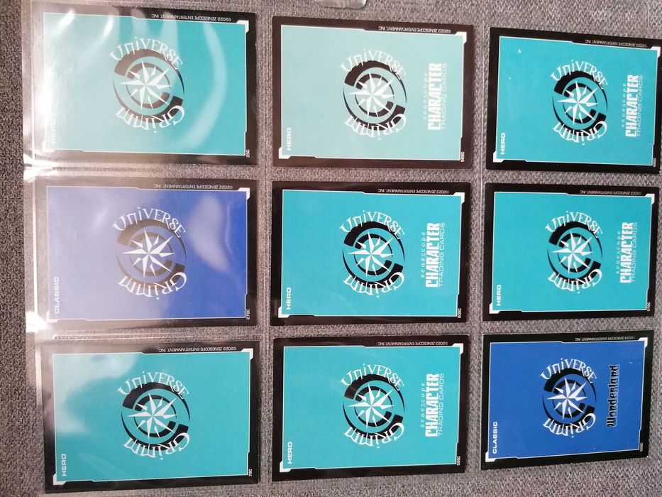 Lot 9 carti cartonase Grimm Universe de Zenescope