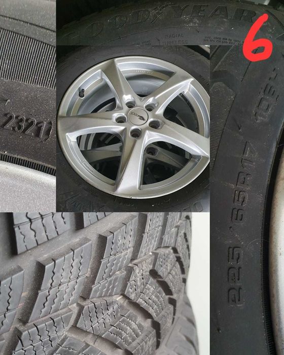 Roti aliaj VW SEAT AUDI SKODA FORD OPEL 205 60 16 215 65 17 5x112