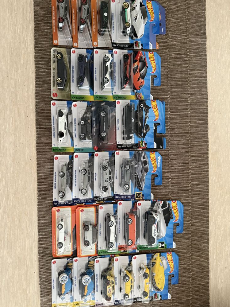 Hot wheels колички