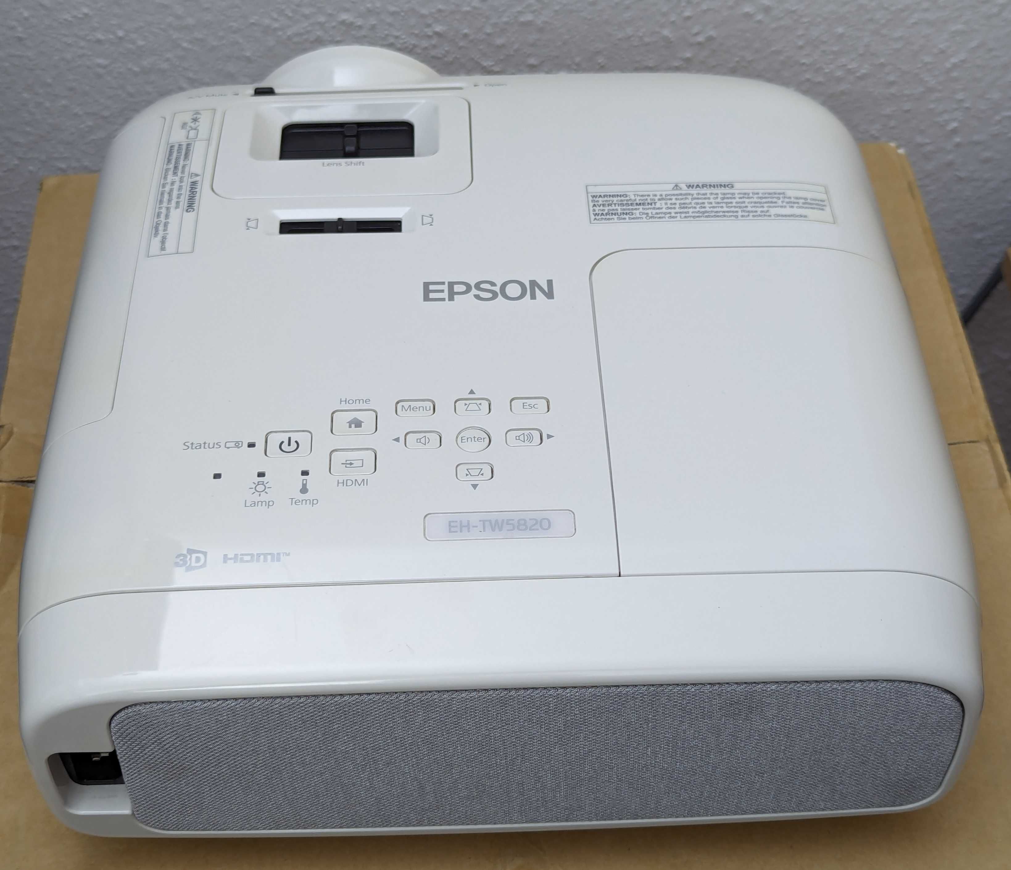 Proiector Epson Full HD 1080p EH-TW5820 Android HomeCinema