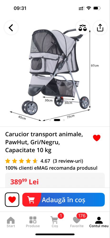 Carucior animale