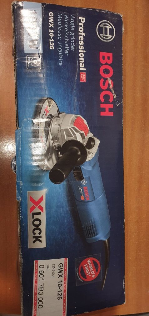 Bosch gwx 10-125,  nou, 1000 de wați.