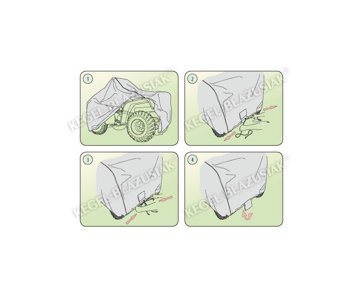 Prelata, husa exterioara ATV huse quad marime L 180-215/125/120cm