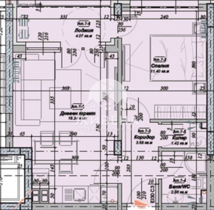 Продава се Двустаен апартамент в Варна, Възраждане 4 - 57 кв.м за 1965 €/кв.м - Снимка #1