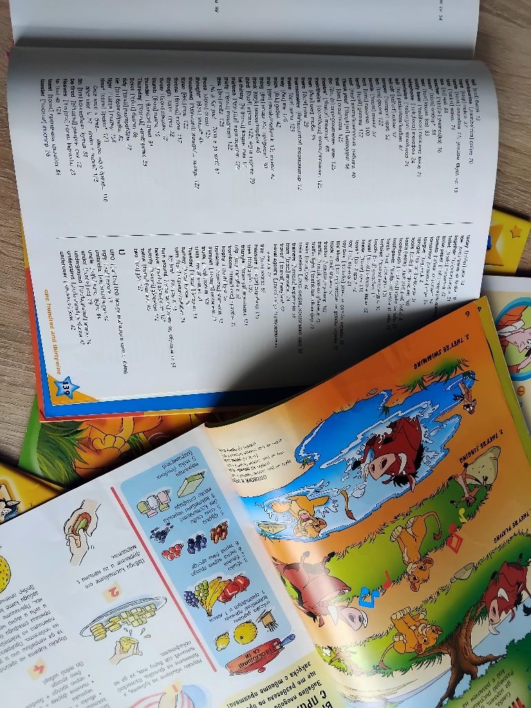Disney's magic English картинен речник и 6 учебни тетрадки , 30  лвв