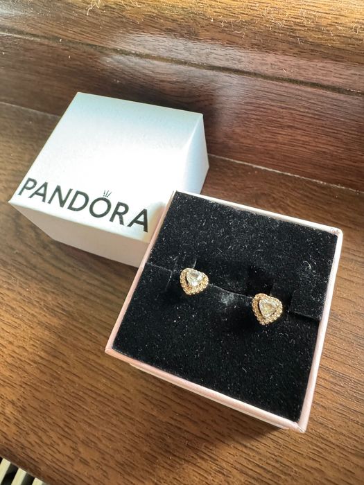 Обици Pandora rose gold