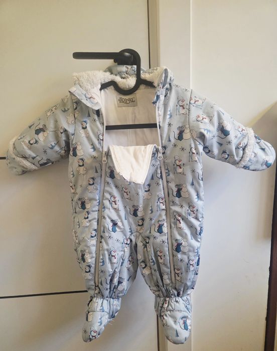 Дебели зимни космонавти за бебе