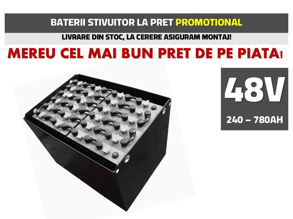 Baterii și Acumulatori - Stivuitoare si Fotovoltaice - plata in rate