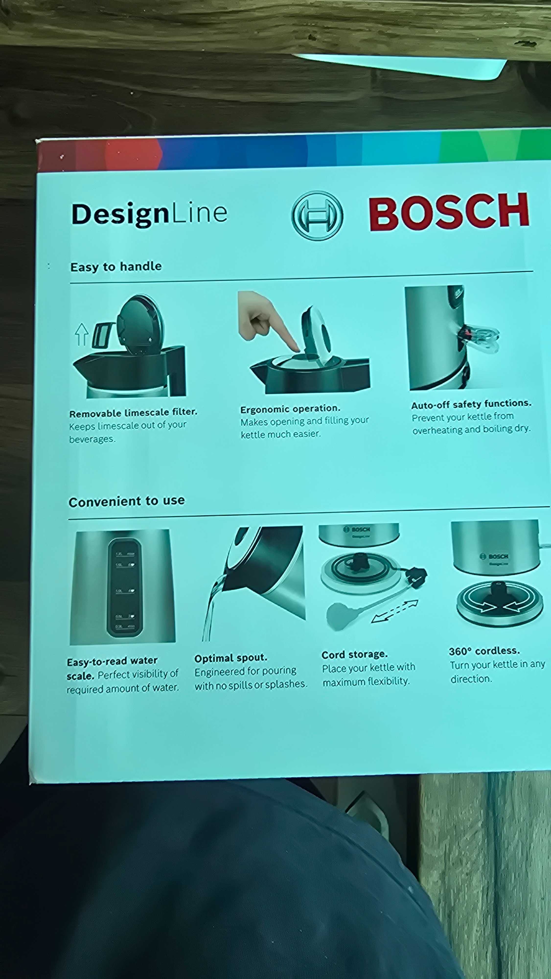 Електрическа кана за вода Bosch НОВА