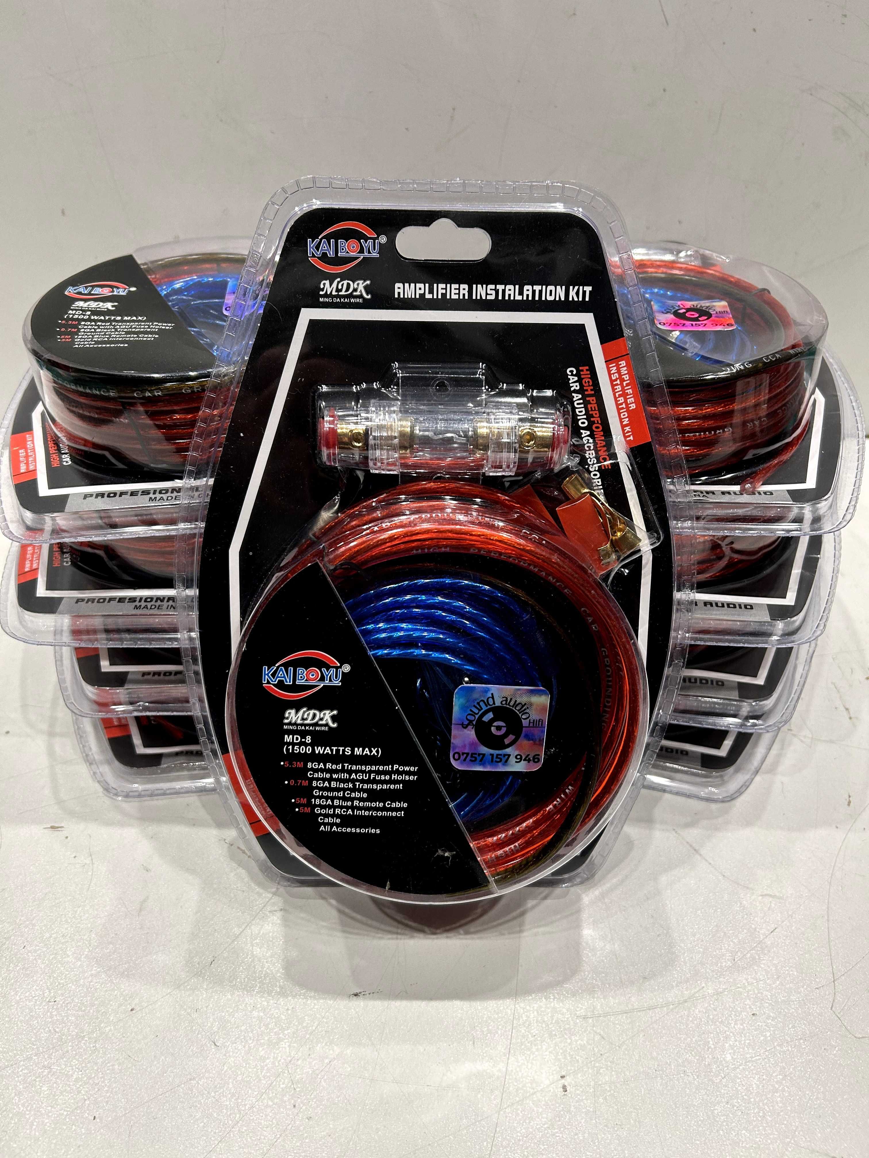 Vand kit cabluri auto subwoofer amplificator statie