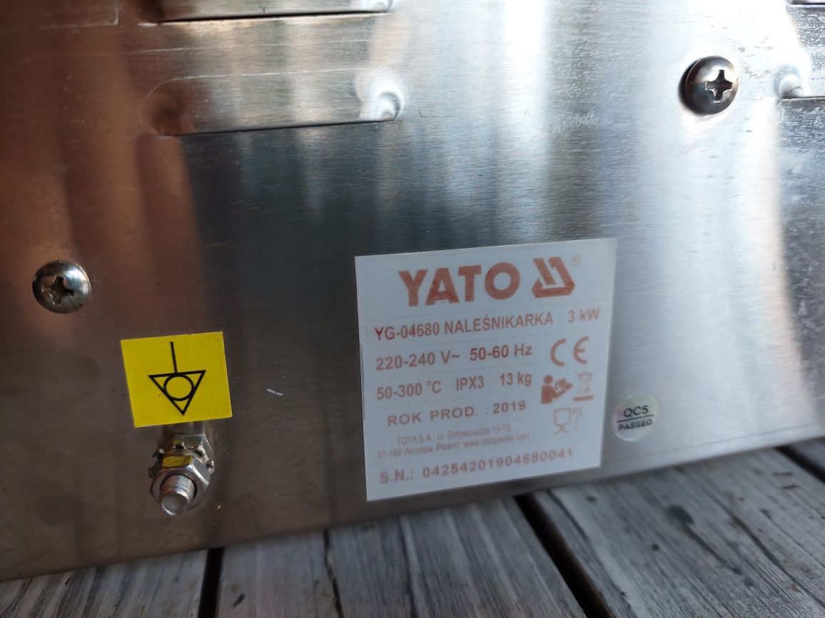 Електрическа плоча за палачинки YATO YG 04680, 3 kW-пазарна цена 505лв