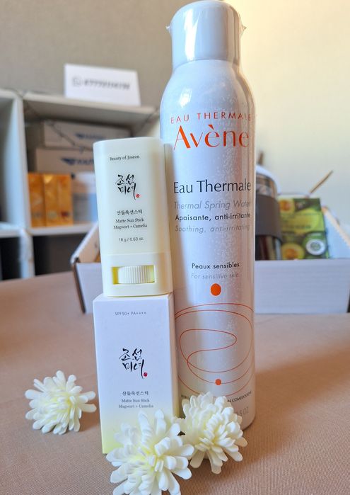 Beauty of joseon spf 50+ и  Avene термальная вода