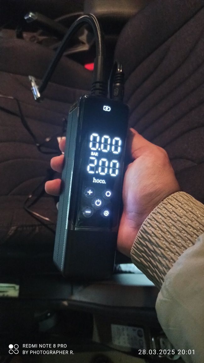 Портативная насос компрессор автомобильный Hoco ZP5