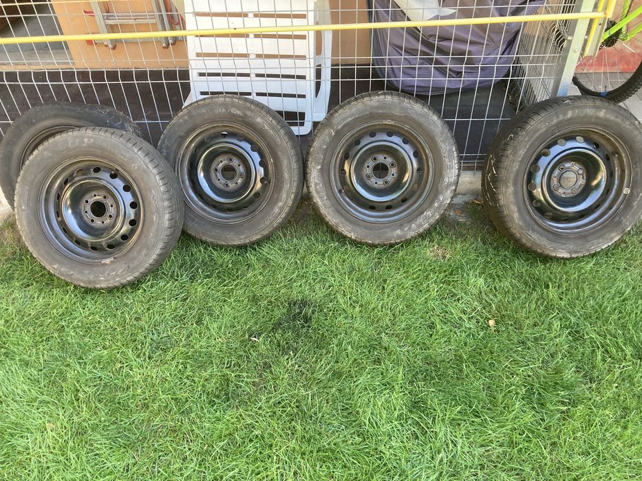 Set 5 jante oțel Peugeot 307, prindere 4x108, ET27 – 15”