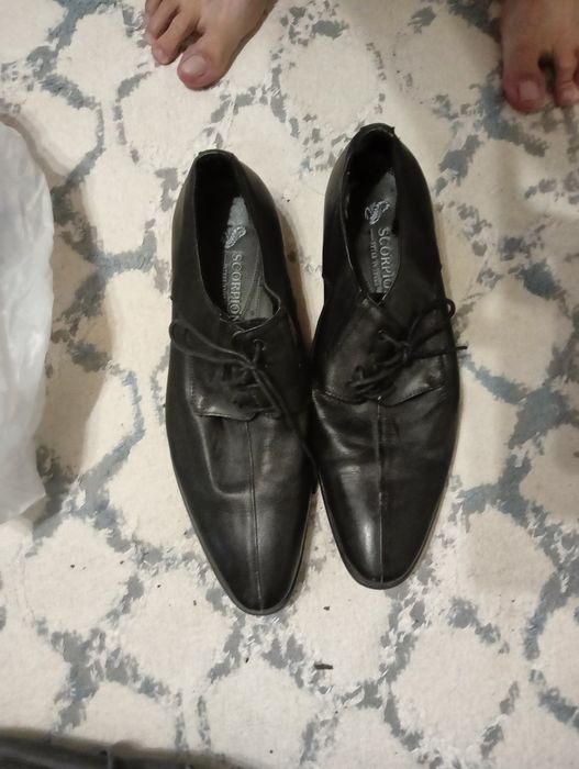 Мужские туфли 40 размер натуральная кожа