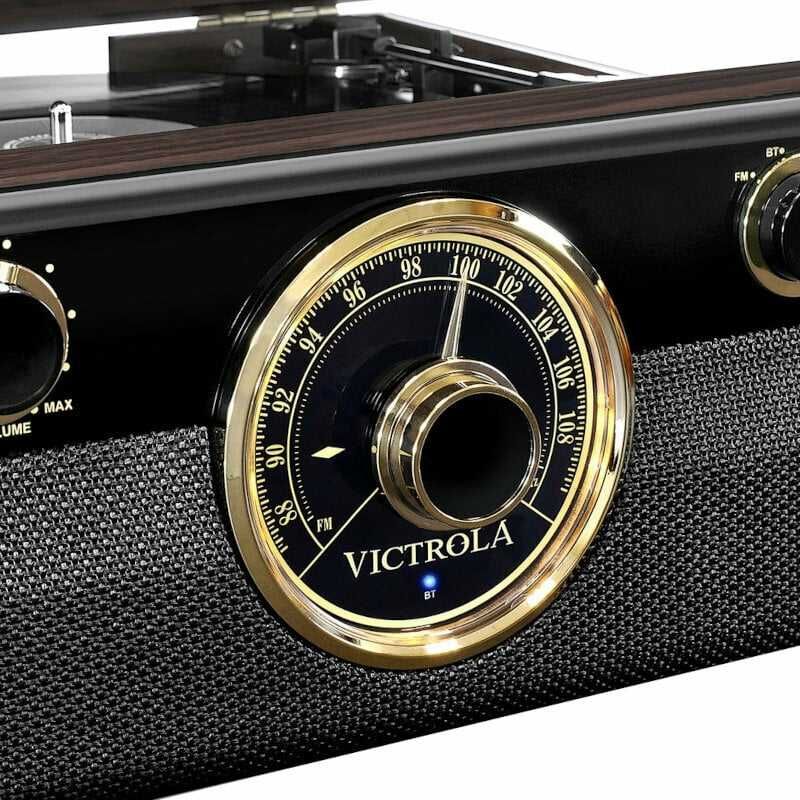 Грамофон /радио/Bluetooth с говорители чисто нов Victrola 4 в 1