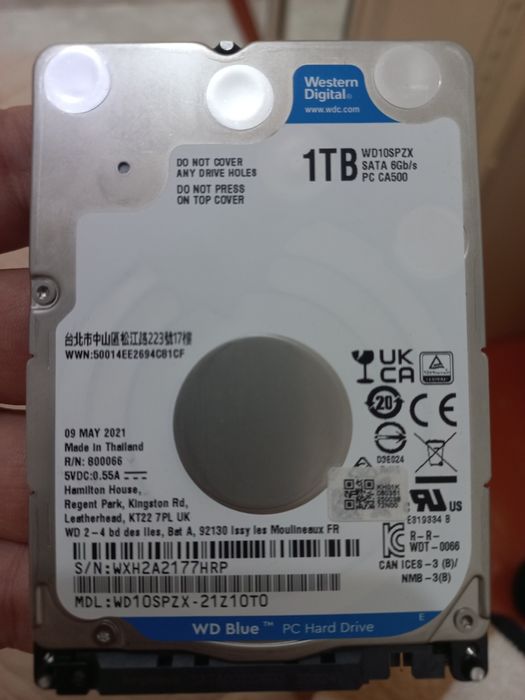 Жесткий диск hdd western digital