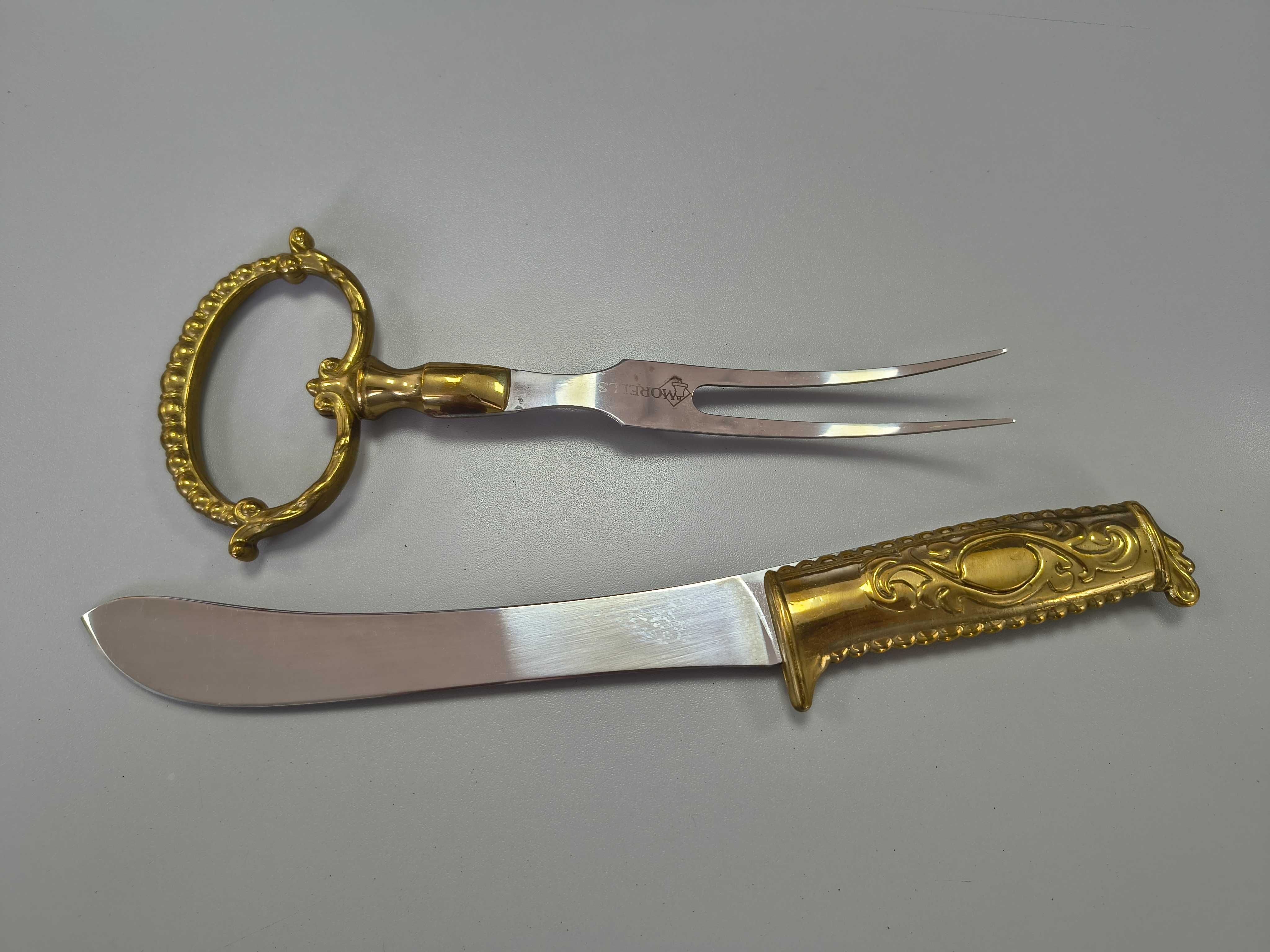 Set suedez cutit si furculita (meat carving) Mora Morells