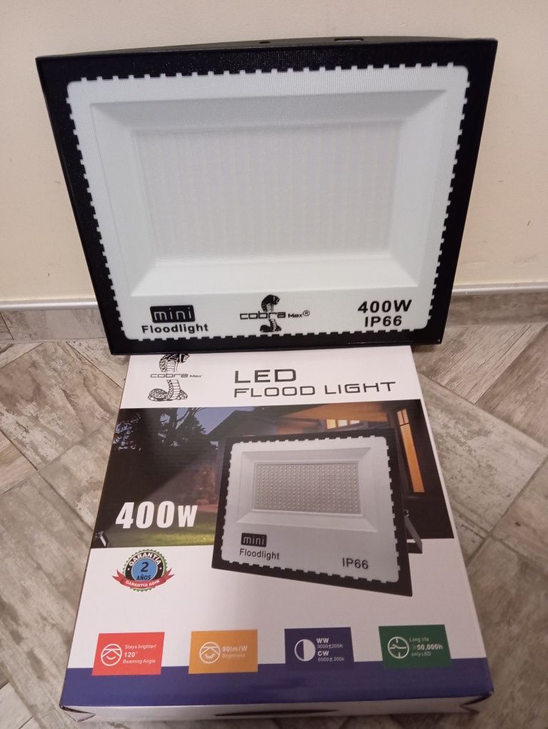 НОВ МОДЕЛ  ел. прожектор COBRA 400W