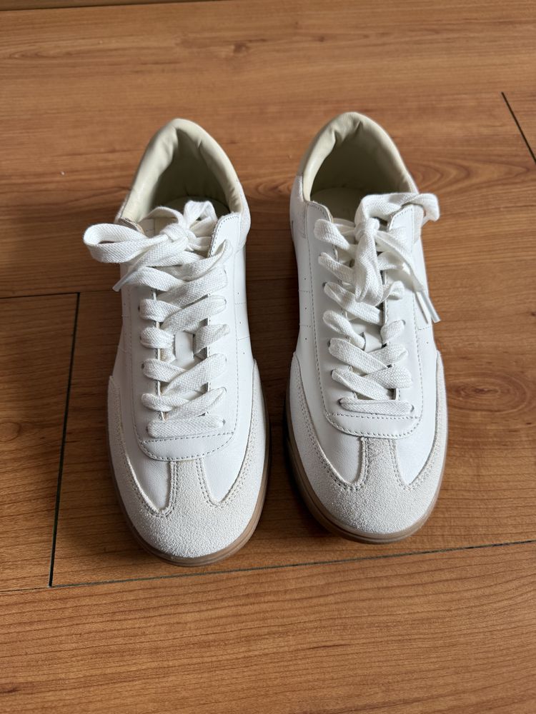 Кожени маратонки Zara (естествена кожа) тип Adidas Samba