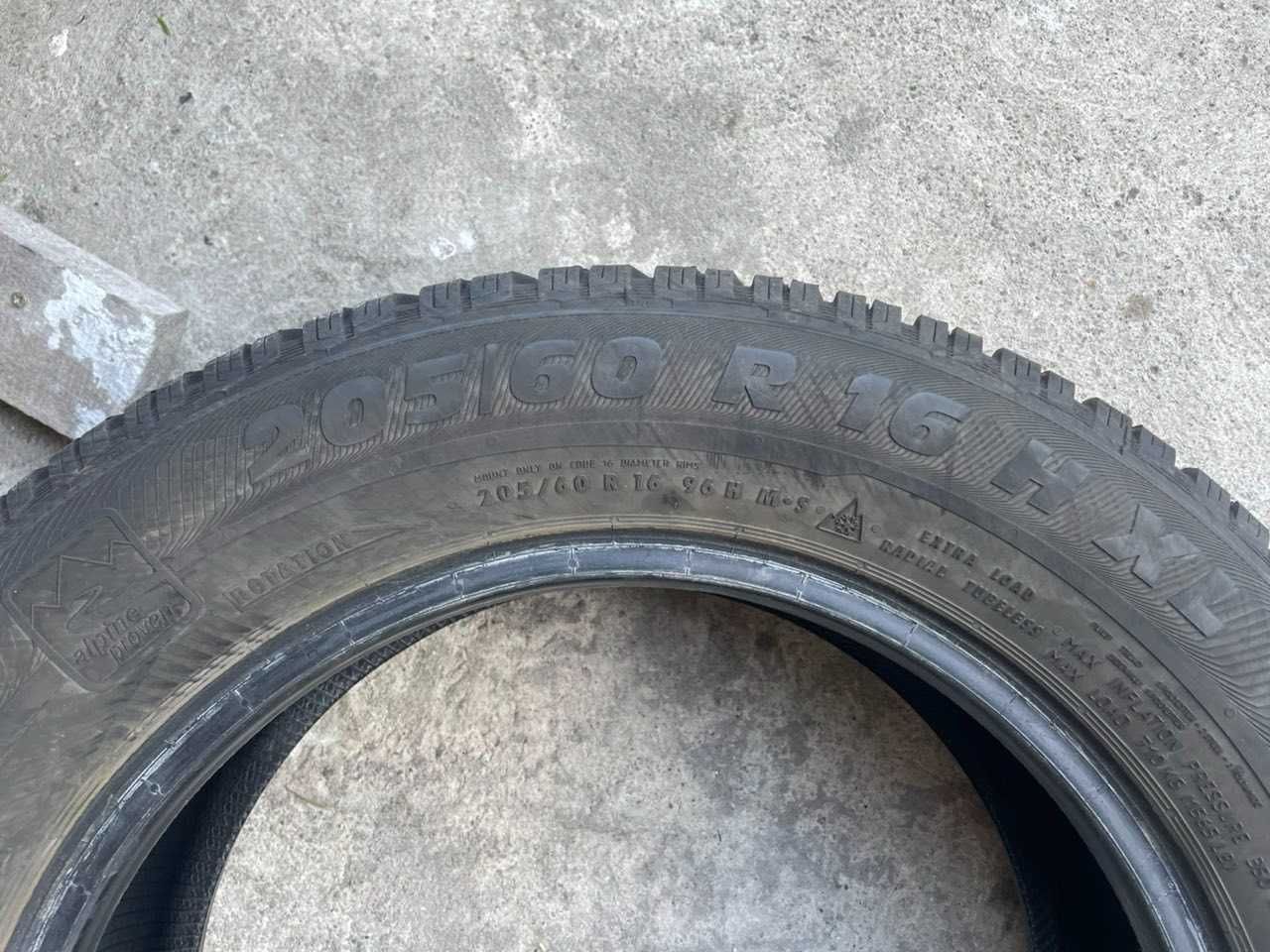 1бр зимна гума Semperit 205/60/16 dot3519 | 7mm