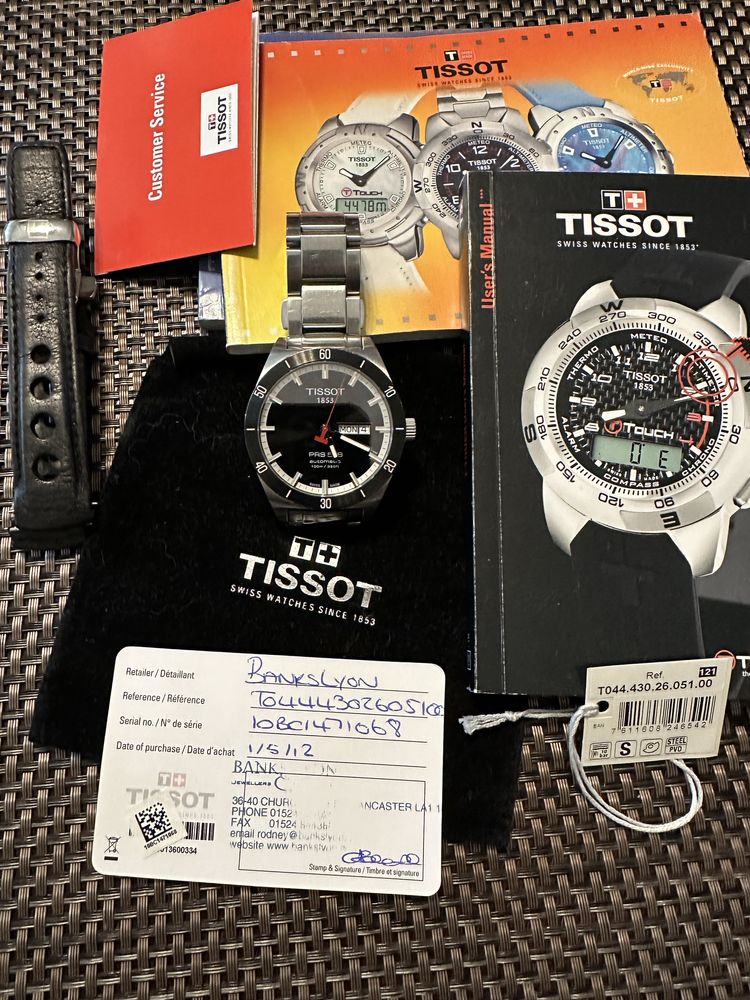 Ceas Tissot PRS 516, cu 2 bratari