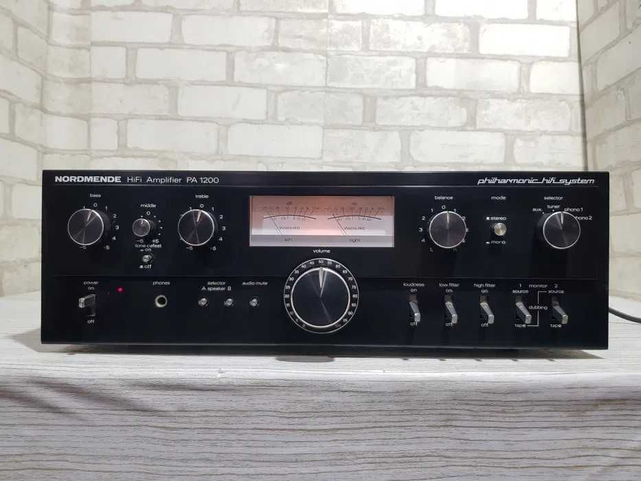 Nordmende PA-1200 + Mission 780 - colecție -Sistem Hi-Fi Vintage