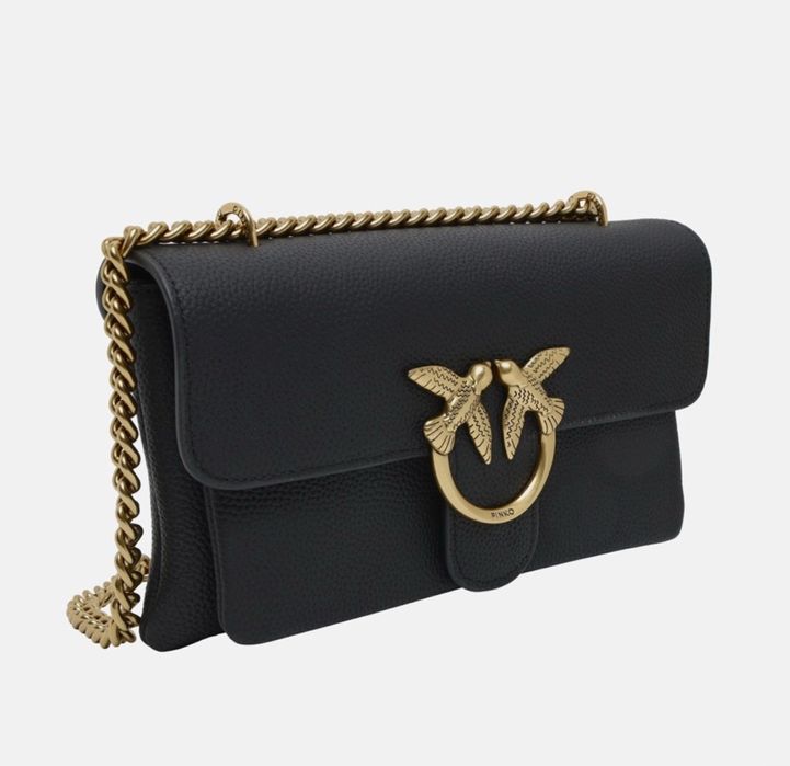 Оригинална чанта Pinko Leather Shoulder Bag