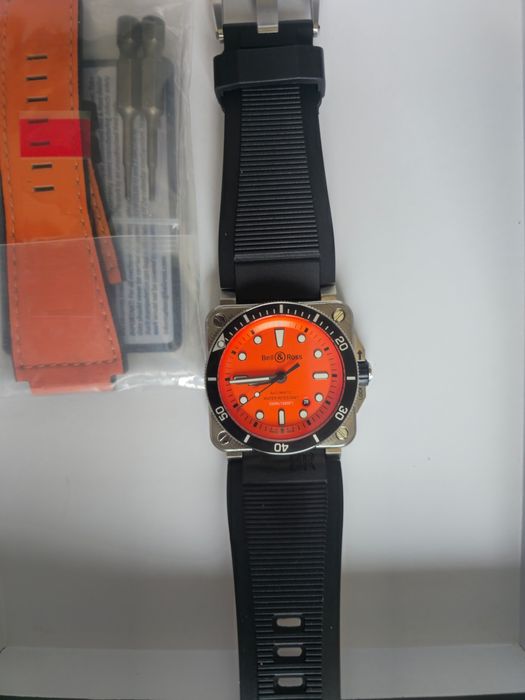 Bell & Ross BR 03-92 Diver Orange Automatic Watch