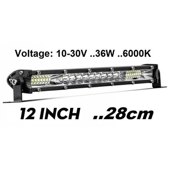 Мощен LED Bar, 12-24V, 90W, 28 cм