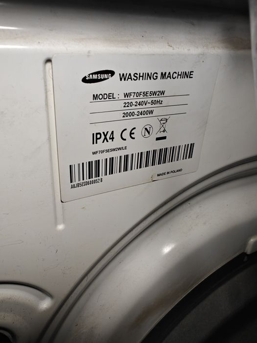 Пералня Samsung А+++ Eco bubble 1200 об. 7 кг.MODEL: WF70F5E5W2W