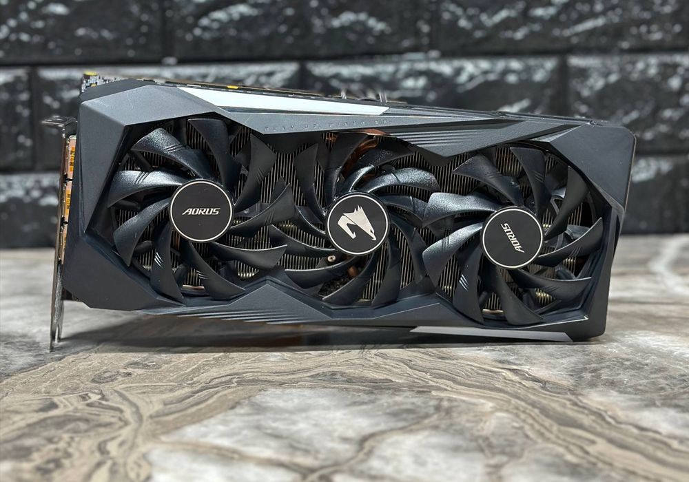 Gpu Aorus RTX 3070 Master 8 GB недавно сделал профилактику