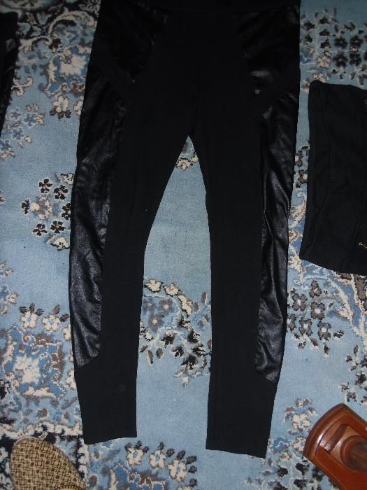 pantaloni dama cu piele naturala