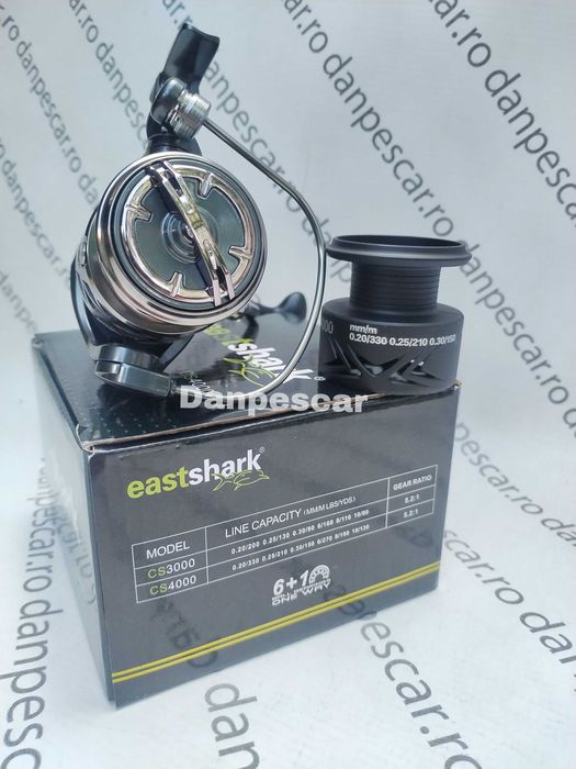 Mulineta FEEDER EastShark CS4000 7 RULMENTI 0,25mm/210m