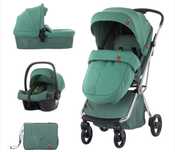 Cărucior Chipolino Piruet 3 in 1 cu Șezut Rotativ