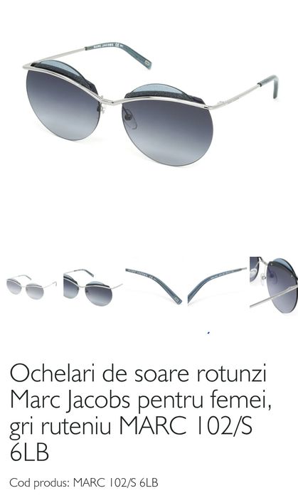 Ochelari Soare Marc Jacobs Damă 102S 6LB/90/ Import Germania