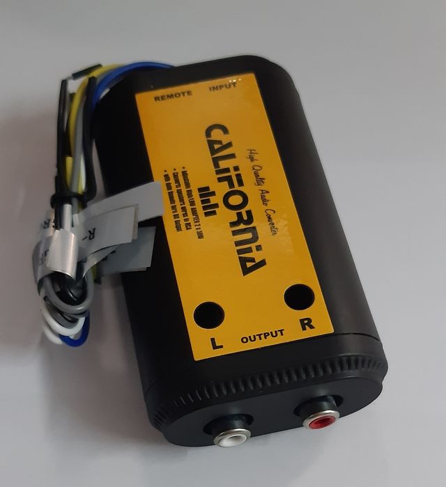 Hi Low Convertor High Low Inlocuiește Lipsa Iesire RCA Adaptor Semnal