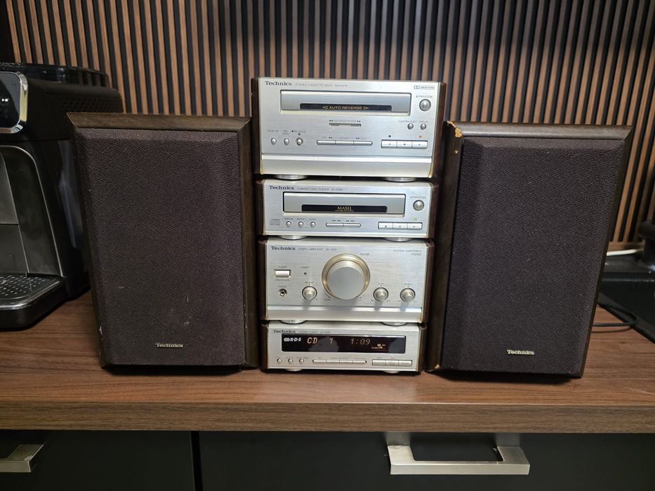 Sistem audio Technics mini Hi-Fi -complet, functional, stare  buna