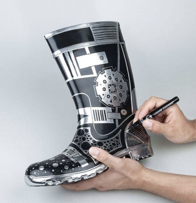 Маркер цвет хром